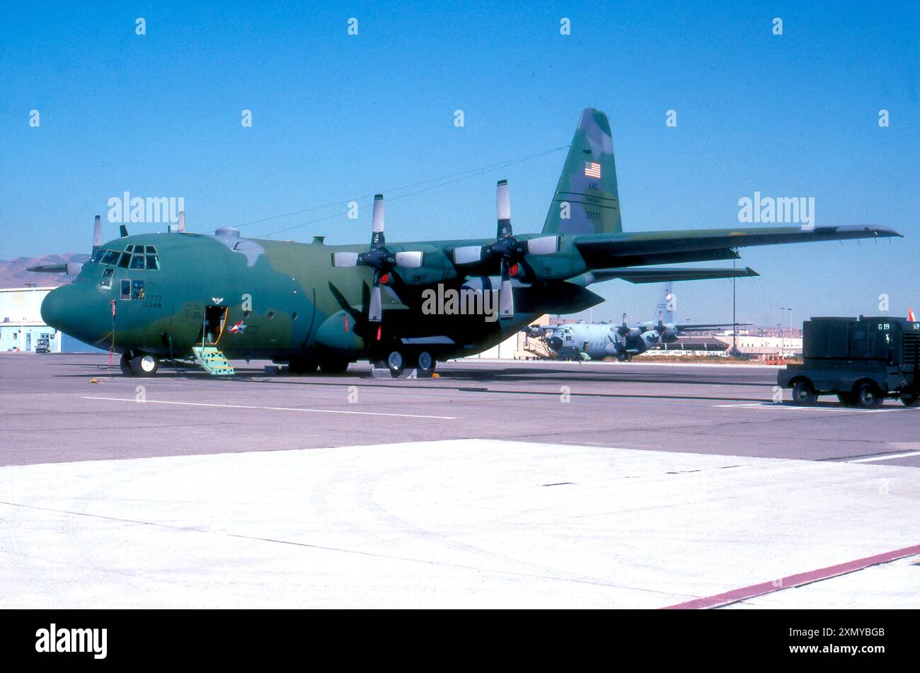 Lockheed C-130E Hercules 63-7777 Banque D'Images