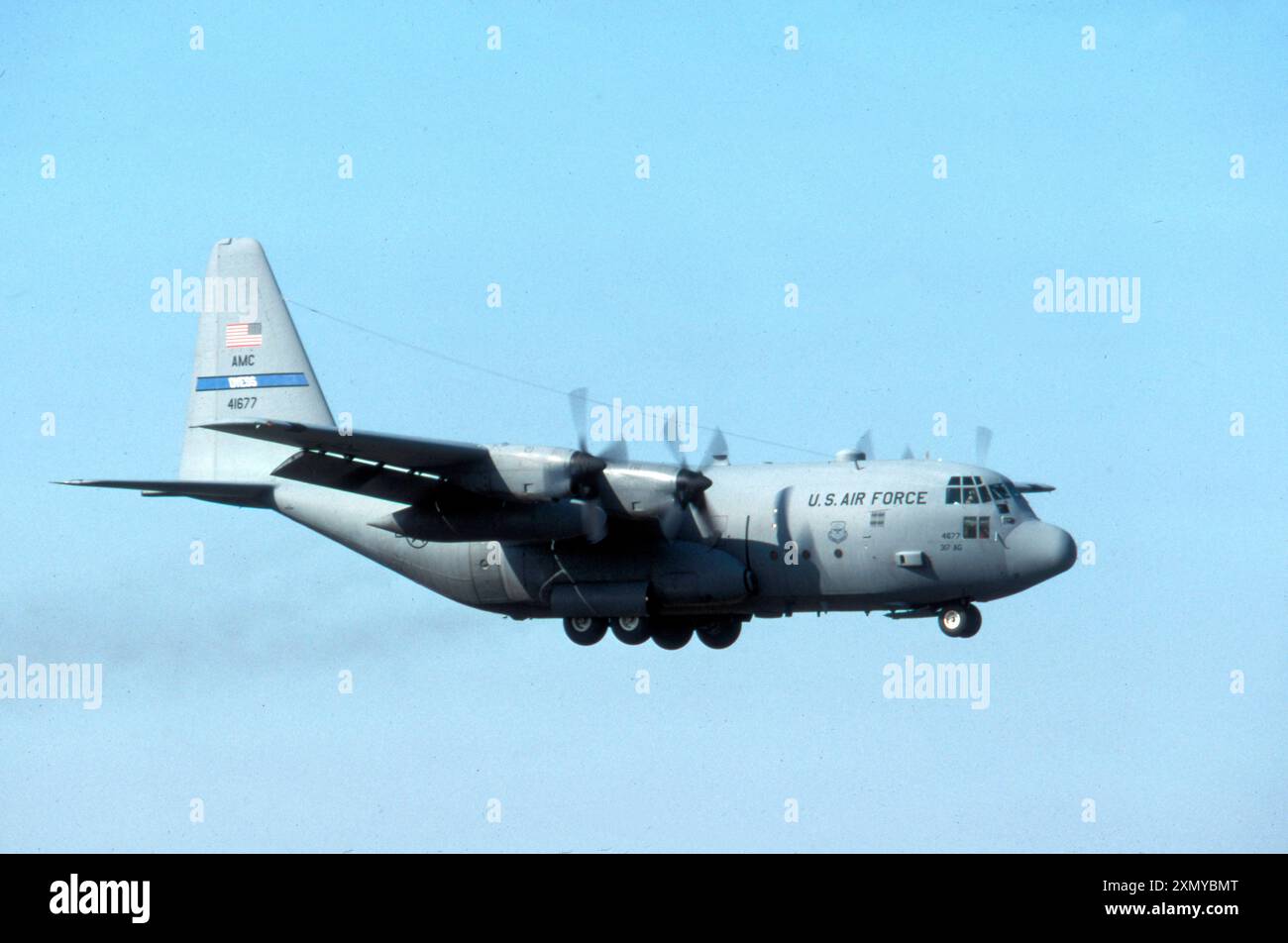 Lockheed C-130H Hercules 74-1677 Banque D'Images
