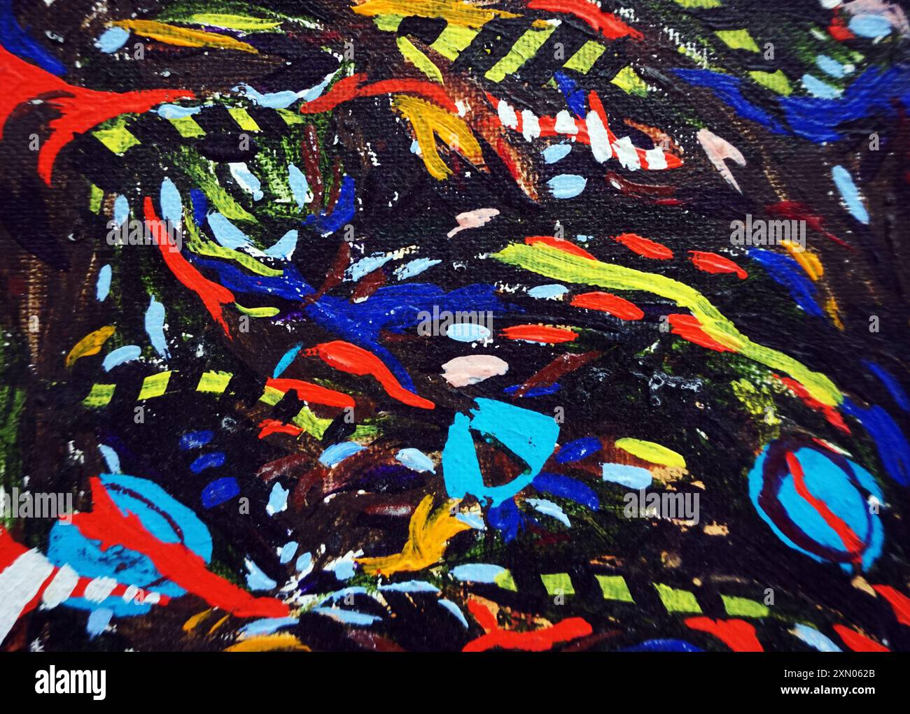 fond abstrait de couleur à l'huile de peinture de coup de pinceau Banque D'Images