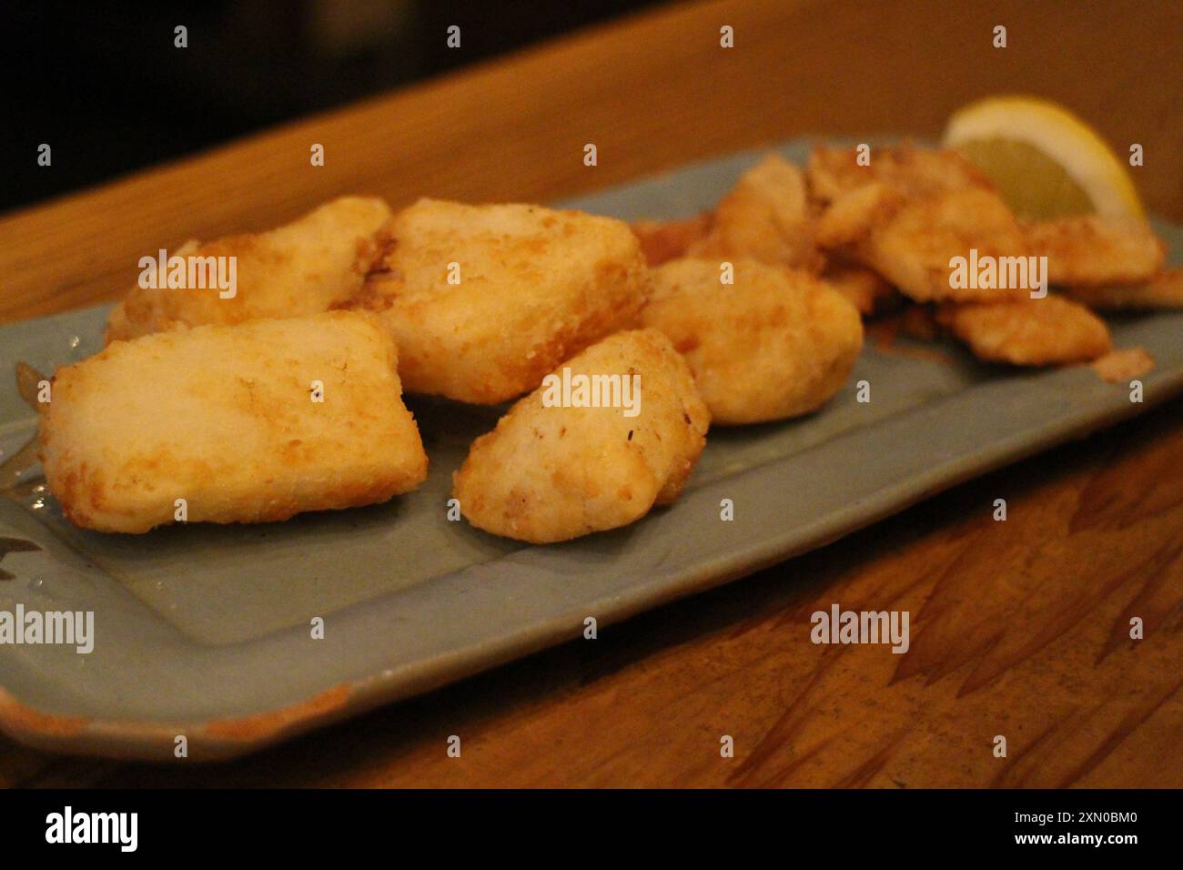 Cuisine japonaise : Yam karaage (igname frite) à Kyoto, Japon Banque D'Images