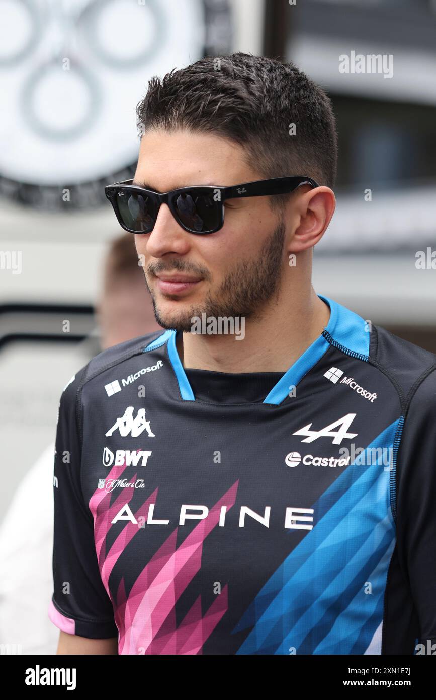 Mogyorod, Hongrie. 21 juillet 2024. Grand Prix de Hongrie de formule 1 à Hungaroring, Hongrie. Photo : Esteban Ocon (FRA) de l'équipe BWT Alpine F1 © Piotr Zajac/Alamy Live News Banque D'Images