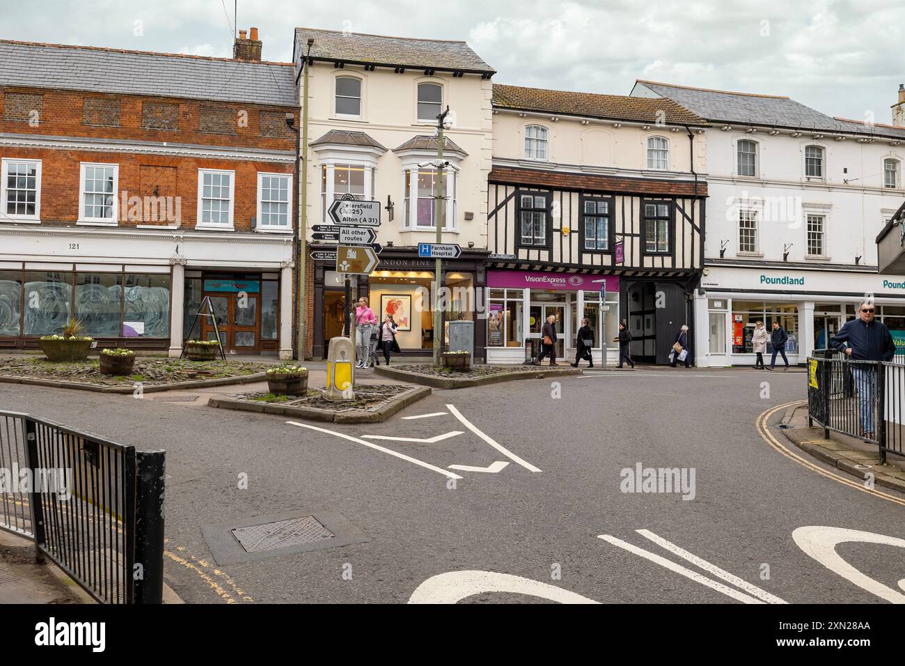 Farnham, Surrey, Angleterre. Banque D'Images