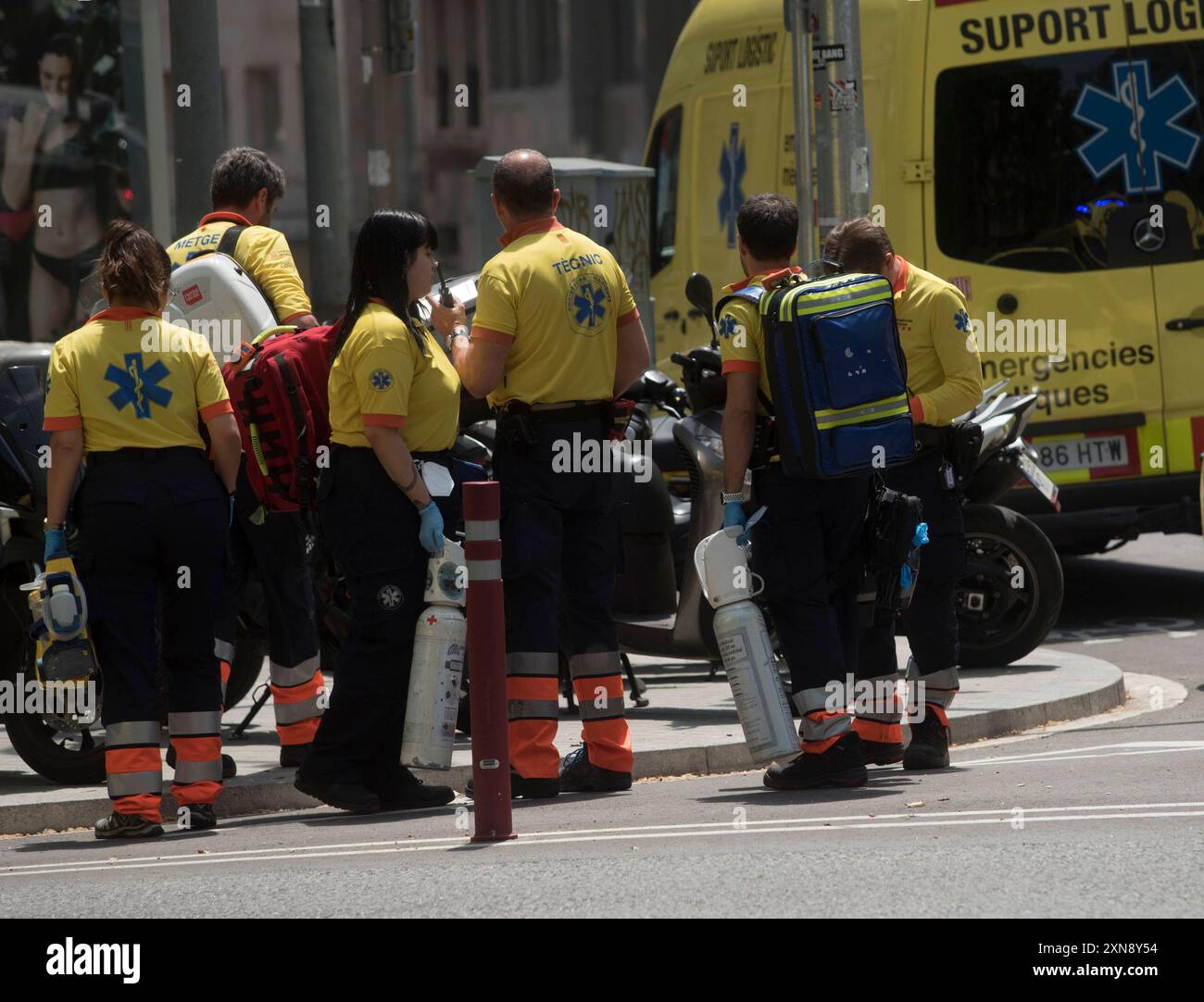 service de secours pour l'assistance rapide des blessés service de secours pour l'assistance rapide Banque D'Images