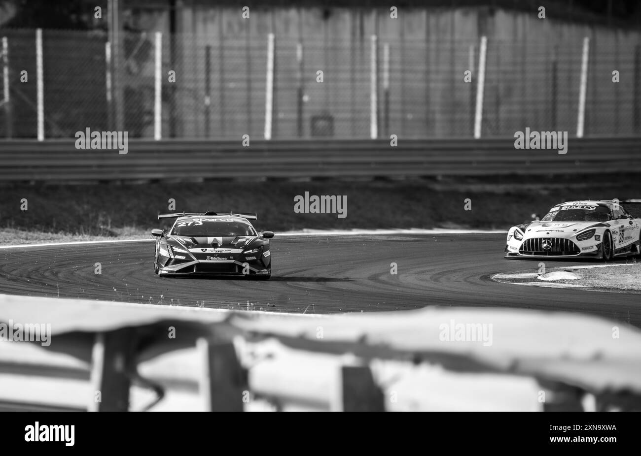 Week-end ACI Racing sur la piste de Vallelunga Banque D'Images