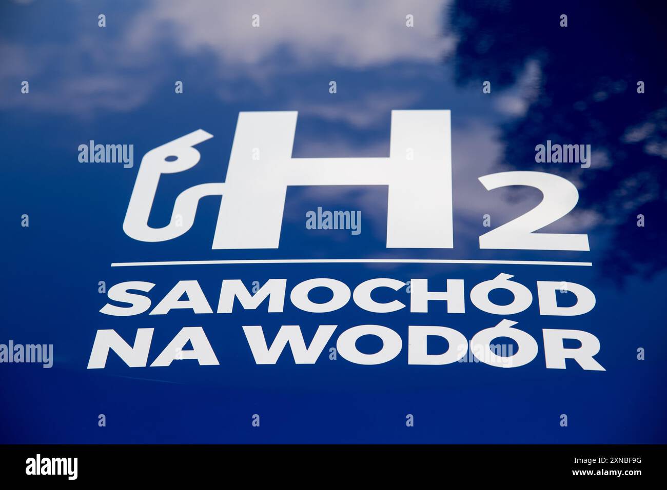 Toyota Mirai véhicule à hydrogène dans une station hydrogène à Gdansk, Pologne © Wojciech Strozyk / Alamy Stock photo Banque D'Images