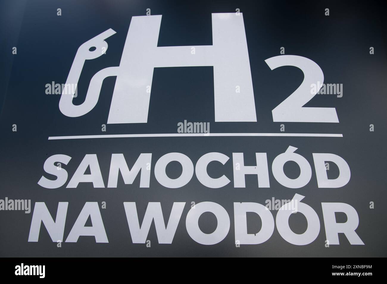 Toyota Mirai véhicule à hydrogène dans une station hydrogène à Gdansk, Pologne © Wojciech Strozyk / Alamy Stock photo Banque D'Images