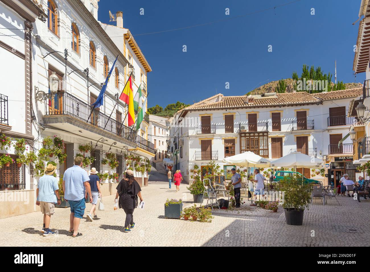 Plaza Hernando de Zafra, Castril Village Centre, Castril, Province de Grenade, Andalucía, Espagne, Banque D'Images