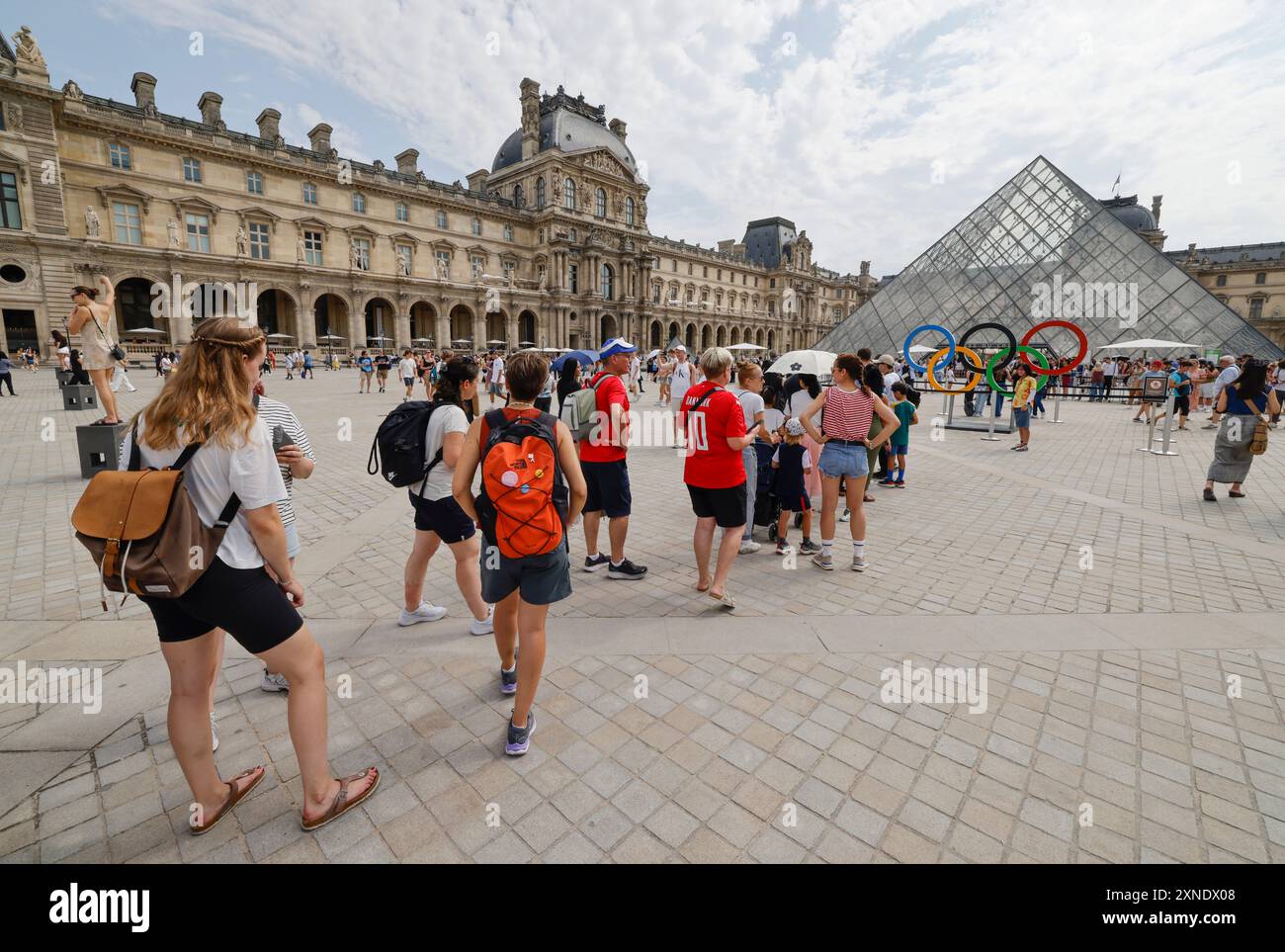 PROFITER DES JEUX OLYMPIQUES À PARIS Banque D'Images