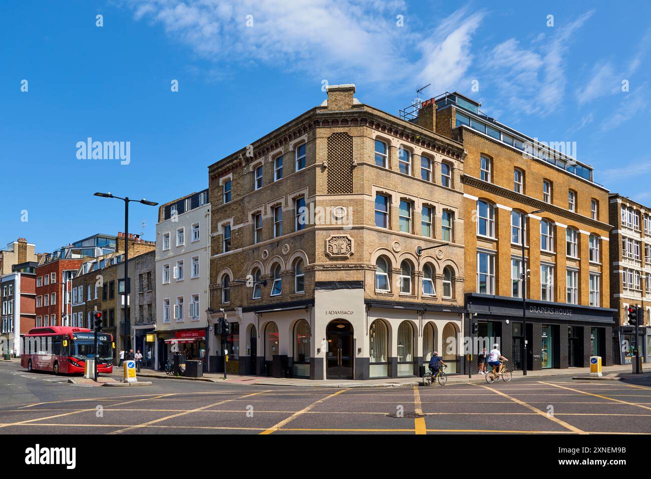À l'angle de St John Street et Clerkenwell Road, Londres Royaume-Uni Banque D'Images