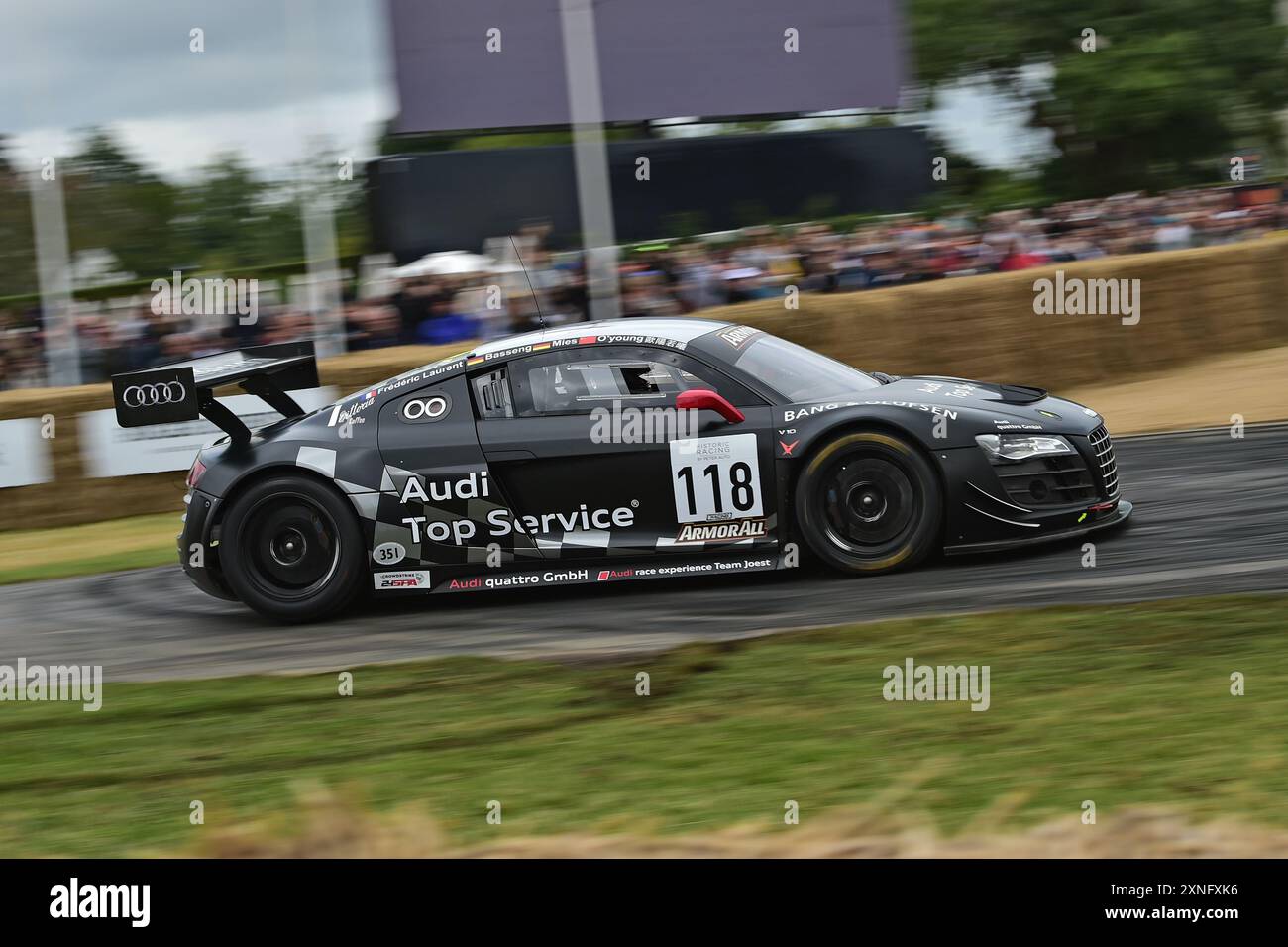 Frederic Laurent, Audi R8 LMS GT3, Joest Racing : maîtres de la Mulsanne, une célébration des véhicules qui dans les 40 ans de Joest de soutien privé Banque D'Images