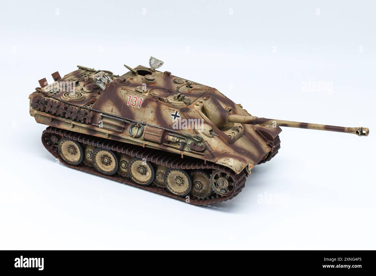 Un modèle à l'échelle 1 35 de la WW2 SD allemande. Kfz. 173 Jagdpanther Banque D'Images