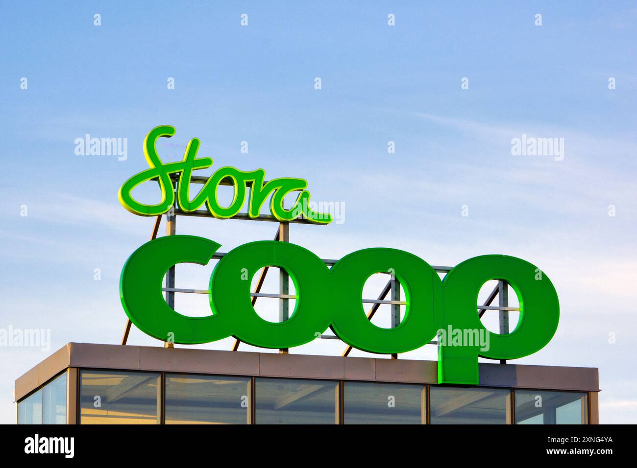 Stockholm, Suède 28 juillet 2024 le signe pour le supermarché Stora Coop Banque D'Images