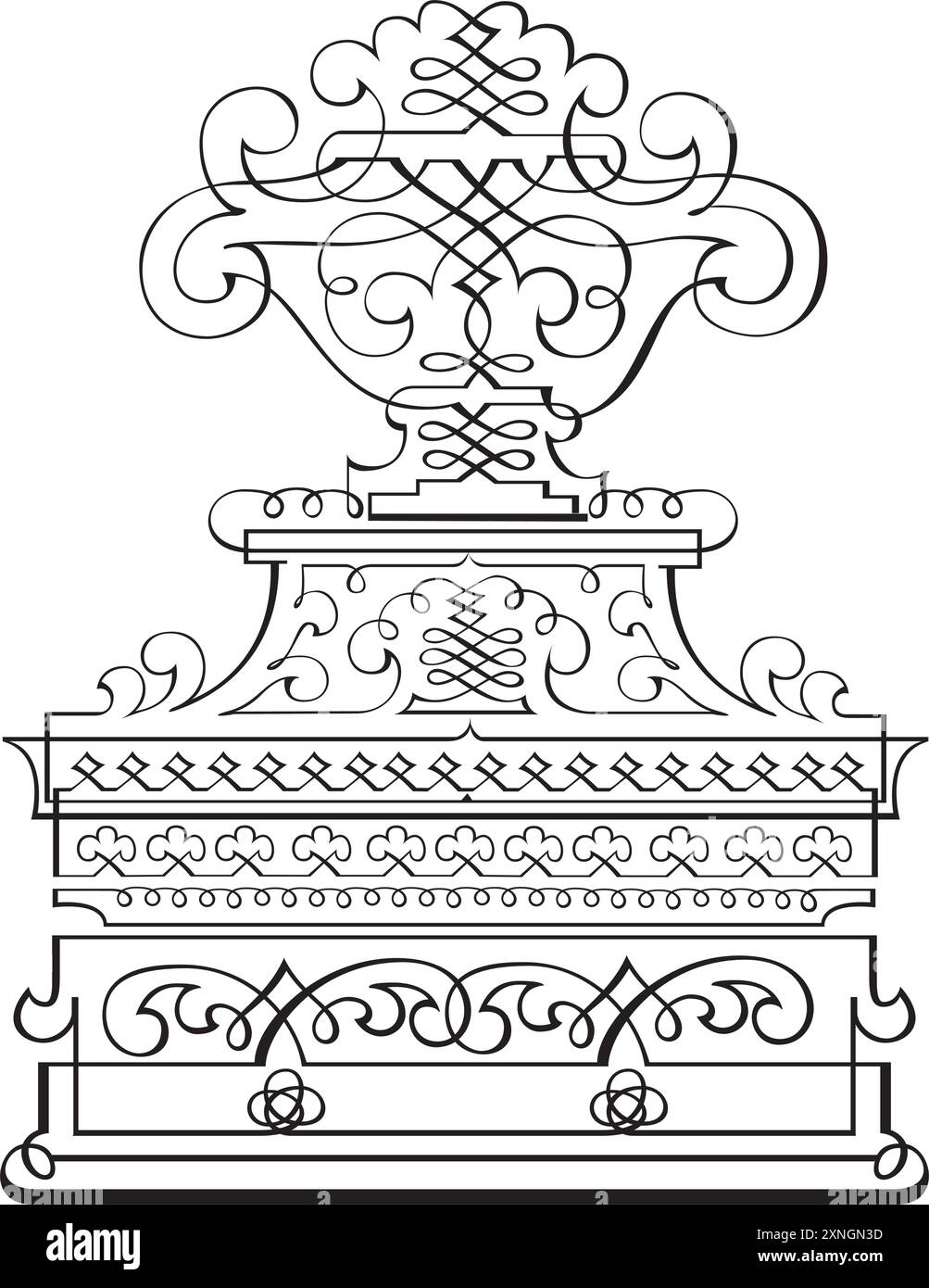 Chapiteaux de colonne grecs stylisés Corinthiens. Doric. Ionique. Colonnes corinthiennes. Illustration vectorielle. Graphiques en noir et blanc. Illustration de Vecteur