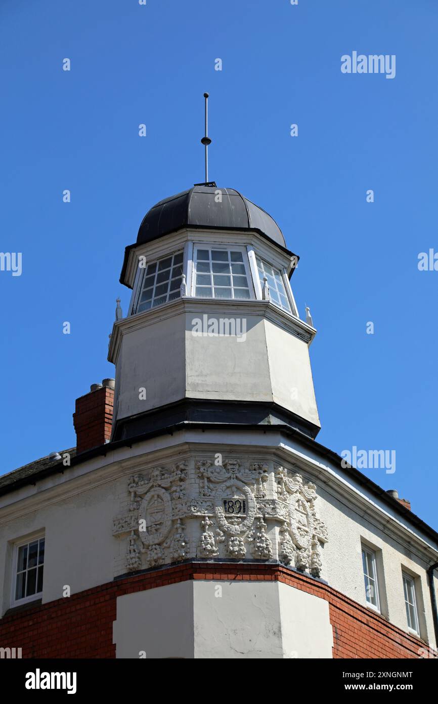 Bâtiment daté de 1891 qui était autrefois un magasin de coin coopératif à Wolverhampton Banque D'Images