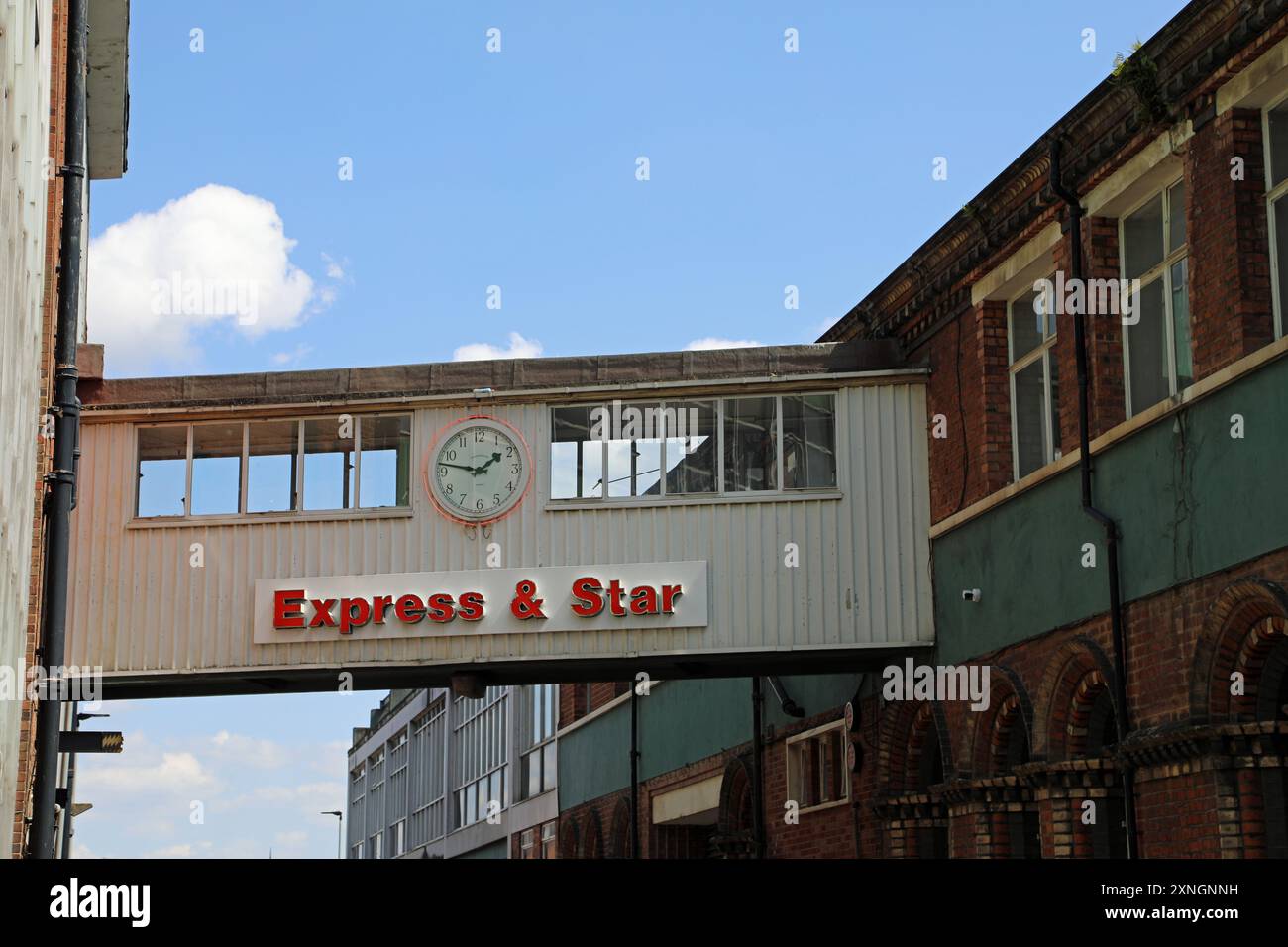 Express et Star Newspaper à Wolverhampton Banque D'Images