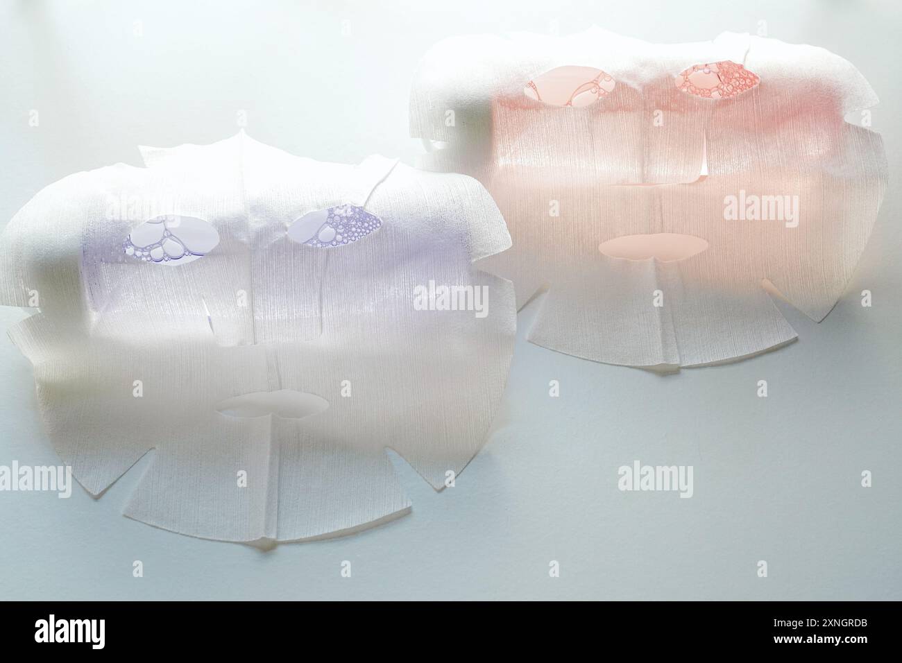 Masque facial pour soins et traitements du visage Banque D'Images