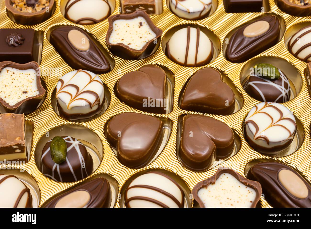 Boîte de chocolat au praliné Lindt. Chocolat suisse Banque D'Images