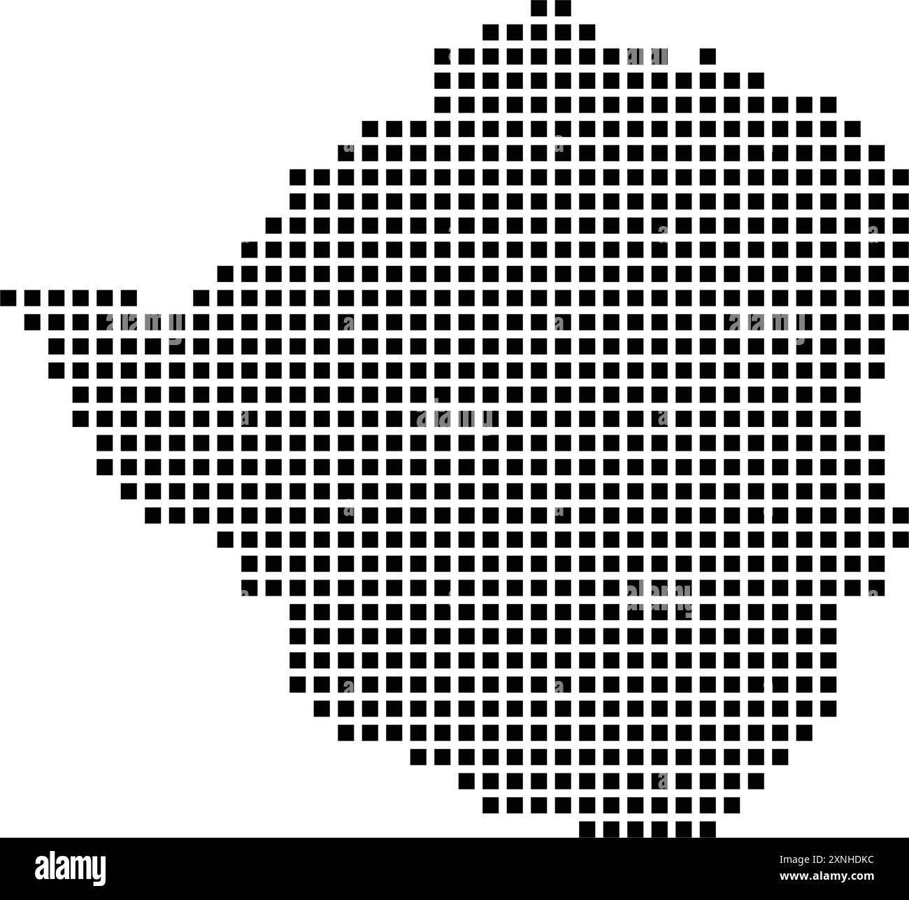 conception d'illustration d'icône de carte de pays du zimbabwe Illustration de Vecteur