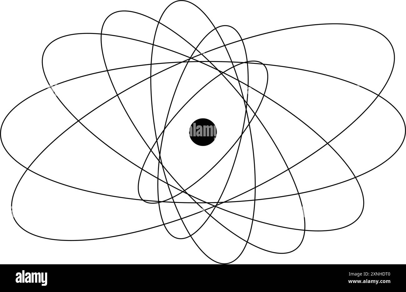 conception d'illustration d'atome d'actinium d'icône d'élément périodique Illustration de Vecteur