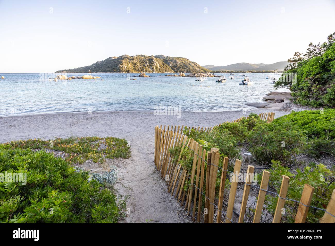 Plage de Santa Julia Corse, France Banque D'Images
