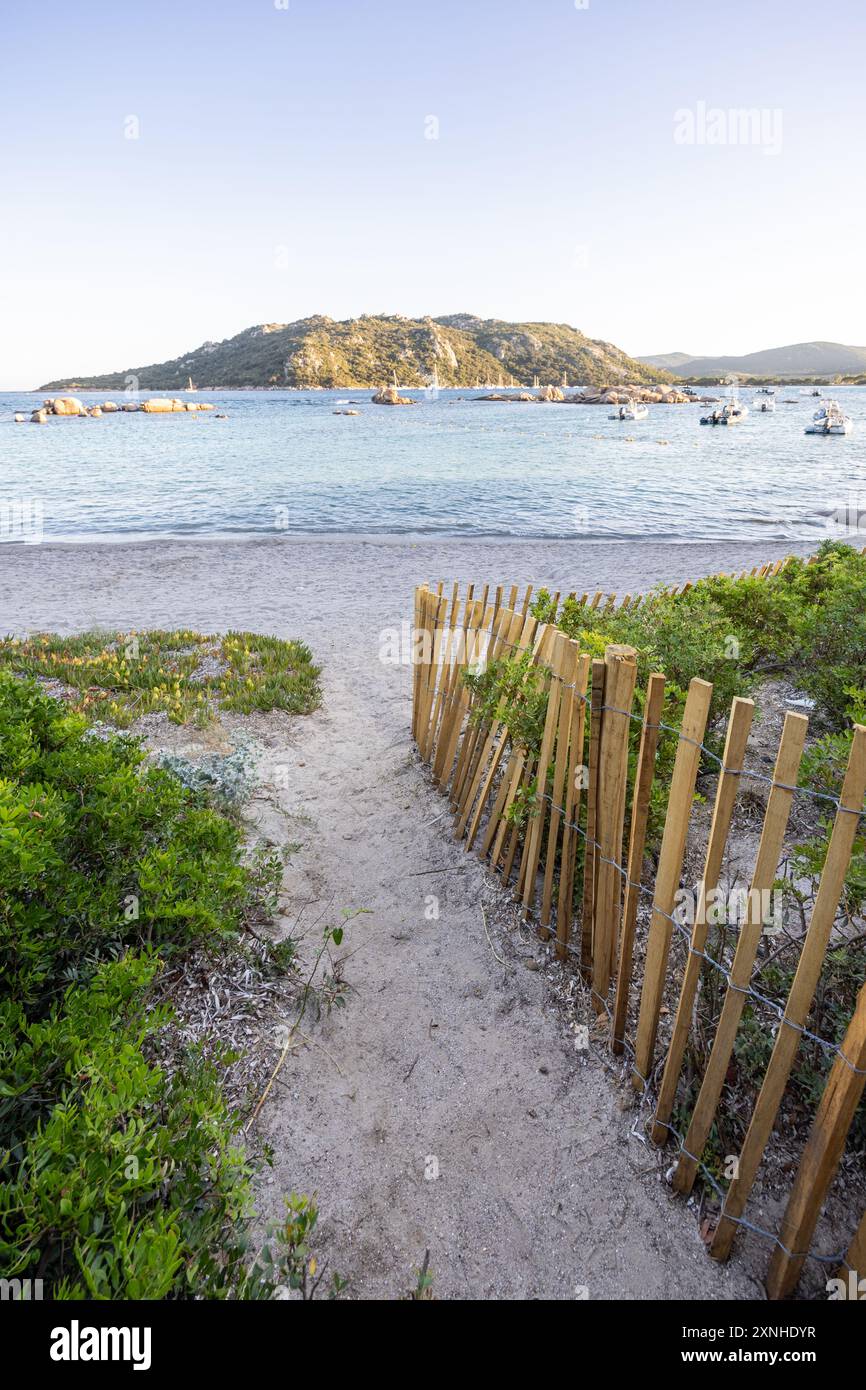 Plage de Santa Julia Corse, France Banque D'Images