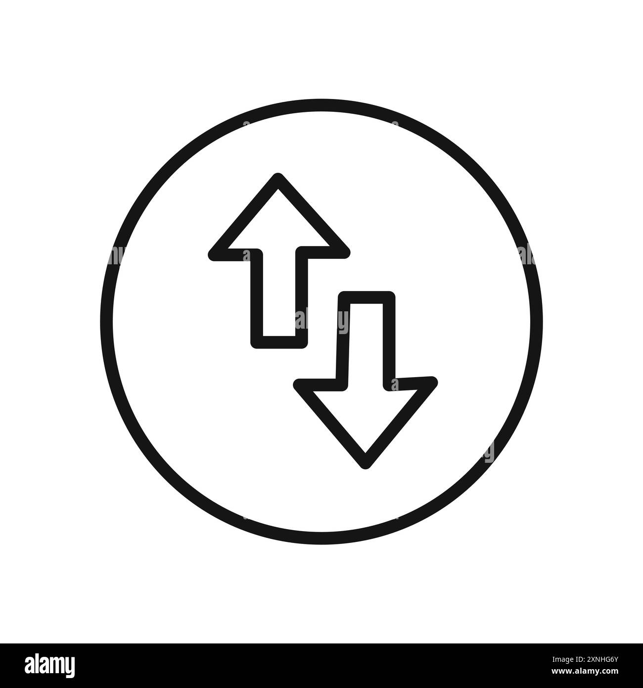 Symbole graphique vectoriel linéaire d'icône d'investissement diversifié pour l'interface utilisateur de l'application Web Illustration de Vecteur