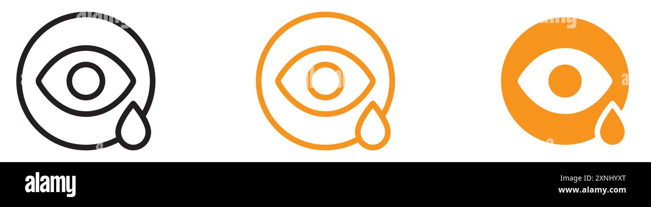 Collection d'ensemble de logo de conception Web d'icône de pleurer dans le vecteur plat Illustration de Vecteur