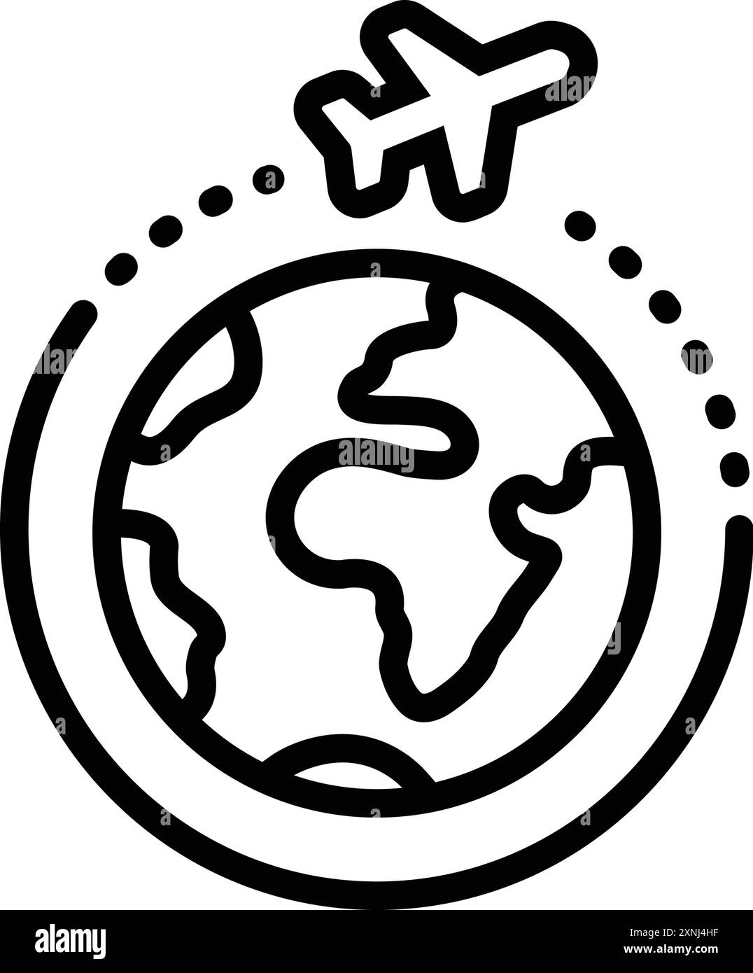 Icône pour la livraison dans le monde entier, dans le monde entier Illustration de Vecteur