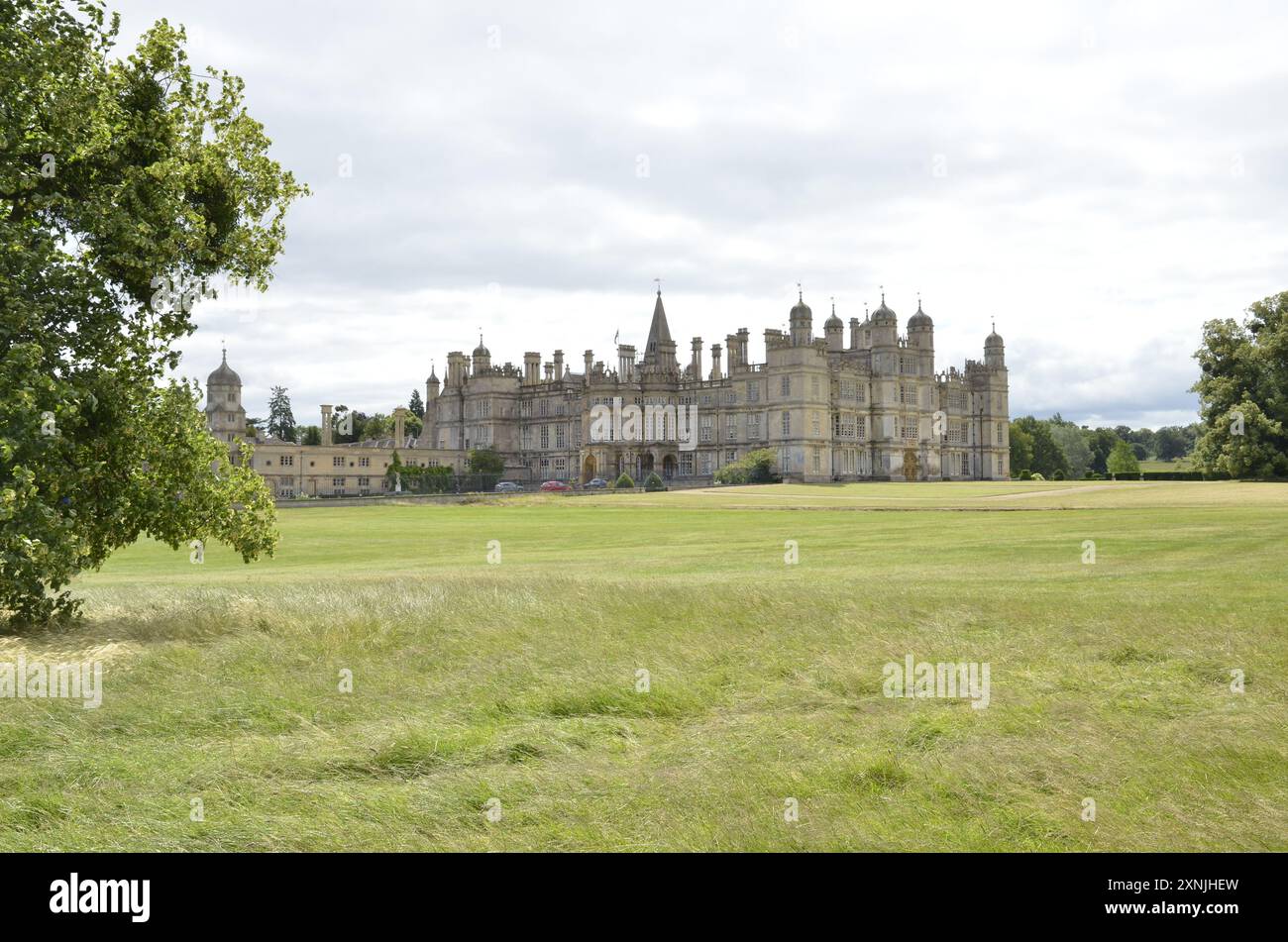 Burghley House dans le Cambridgeshire, Angleterre. Un exemple de maison prodige élisabéthaine elle abrite la famille Cecil Banque D'Images