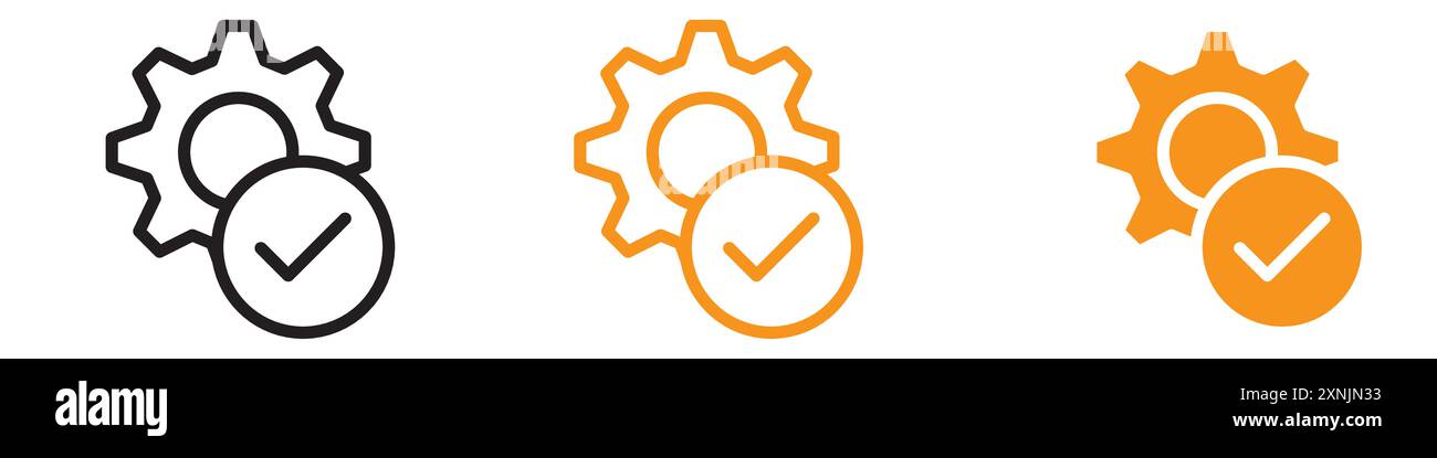 Installation facile icône Web design logo collection dans le vecteur Illustration de Vecteur