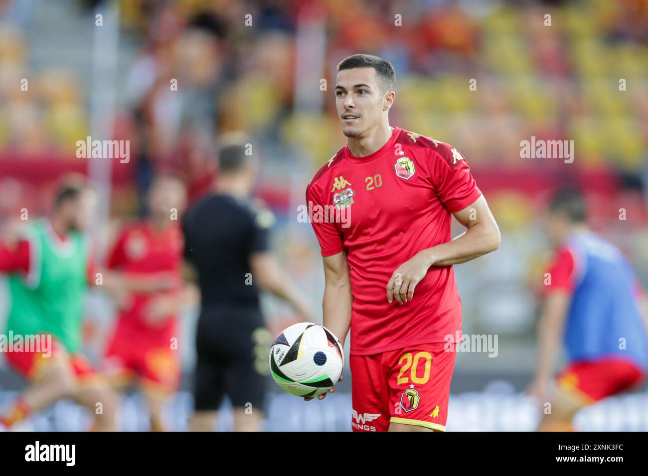 Bialystok, Pologne. 31 juillet 2024. Miki Villar de Jagiellonia Bialystok vu lors du match Eliminations UEFA Champions League 2024/2025 entre Jagiellonia Bialystok et FK Poniewiez au stade Municipal. Score final : Jagiellonia Bialystok 3:1 FK Poniewiez. (Photo de Grzegorz Wajda/SOPA images/SIPA USA) crédit : SIPA USA/Alamy Live News Banque D'Images