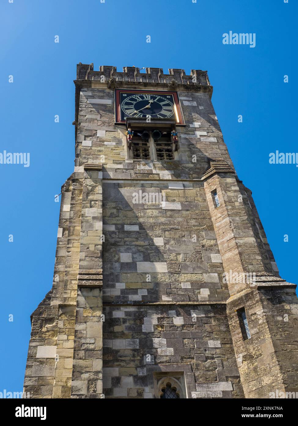 Church Tower, Church of St Thomas of Canterbury, Salisbury, Wiltshire, Angleterre, Royaume-Uni, GB. Banque D'Images