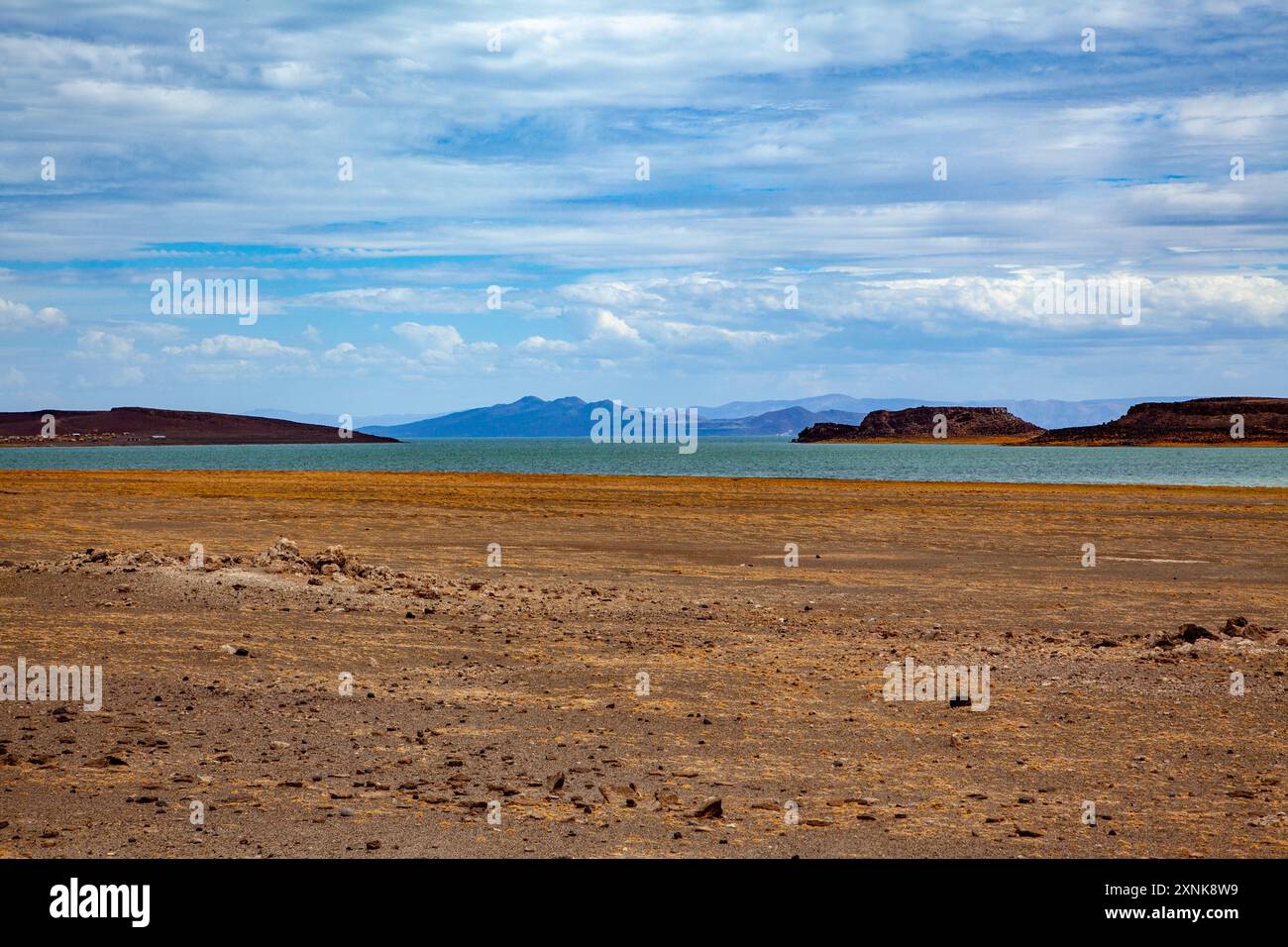 Lac Turkana Kenya Banque D'Images