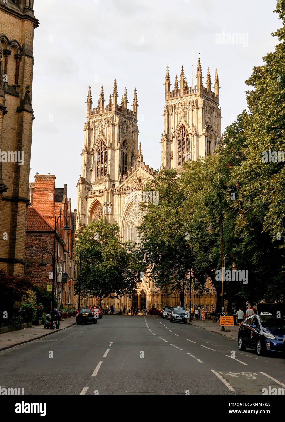 York Minster, cathédrale, ville de York, Yorkshire, Angleterre, ROYAUME-UNI Banque D'Images