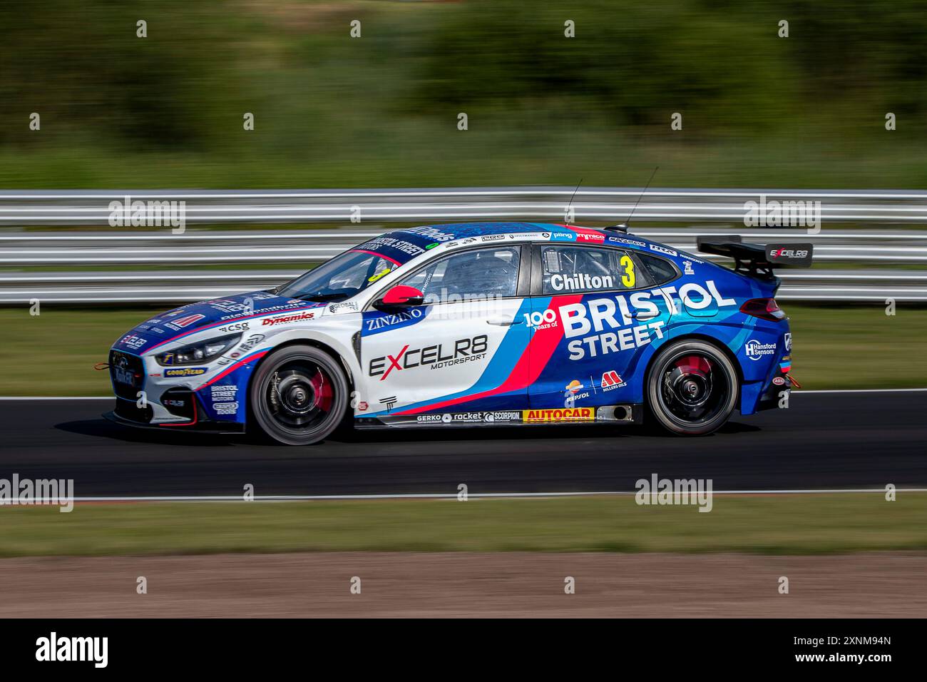 Course automobile Banque D'Images