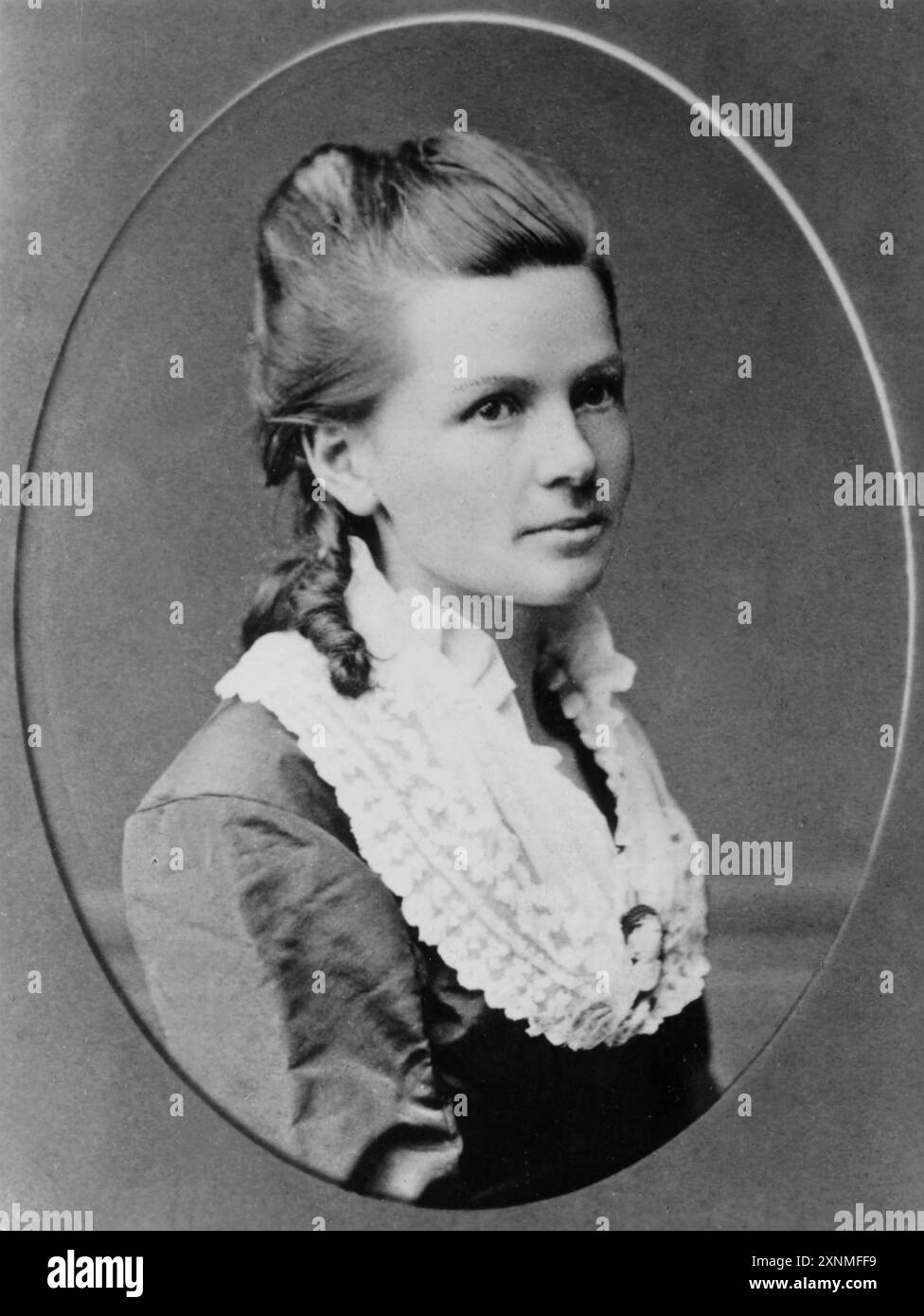 Bertha Benz, le premier pilote longue distance Banque D'Images