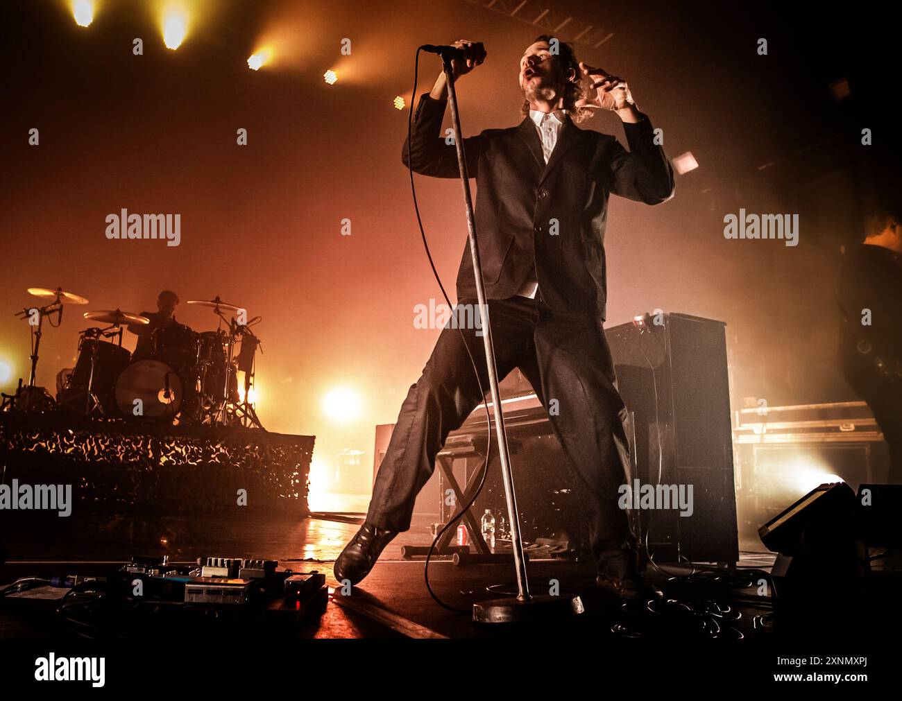 Rédacteurs jouant en direct et en tête d'affiche à l'o2 Guildhall Southampton, Hampshire, Royaume-Uni le 3 mars 2024. Banque D'Images