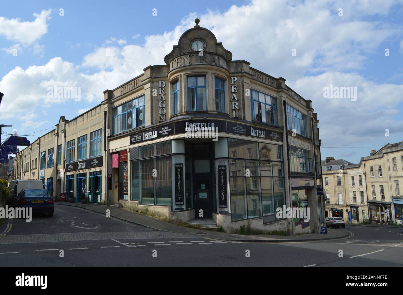 Restaurant italien Castello sur Palmer Street. Frome, Somerset, Angleterre, Royaume-Uni. 18 juin 2024. Banque D'Images