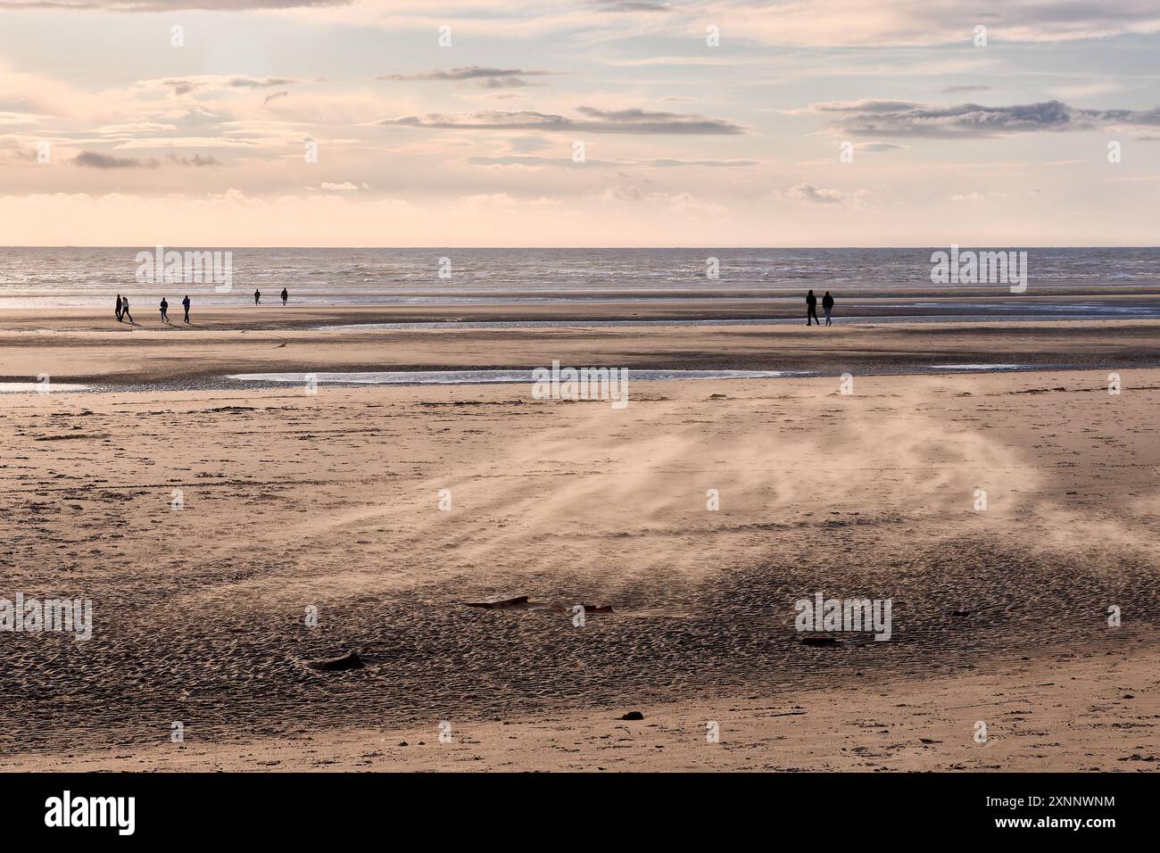 Plage Formby de sable dérivant Banque D'Images