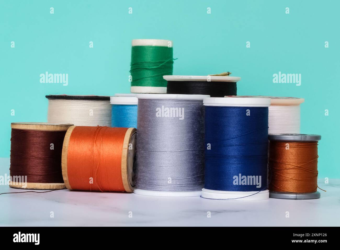 Matériaux pour l'artisanat et la broderie Banque D'Images