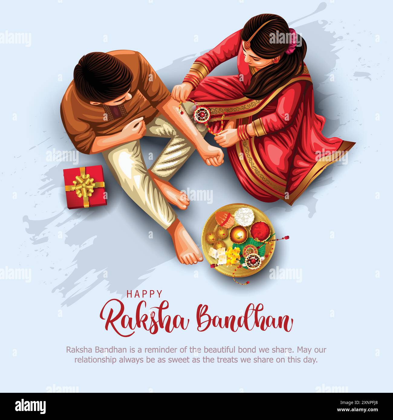 Belle carte de voeux festival de raksha bandhan Inde. conception d'illustration vectorielle abstraite de salutation modifiable Illustration de Vecteur Belle carte de voeux festival de raksha bandhan Inde. conception d'illustration vectorielle abstraite de salutation modifiable Illustration de Vecteur