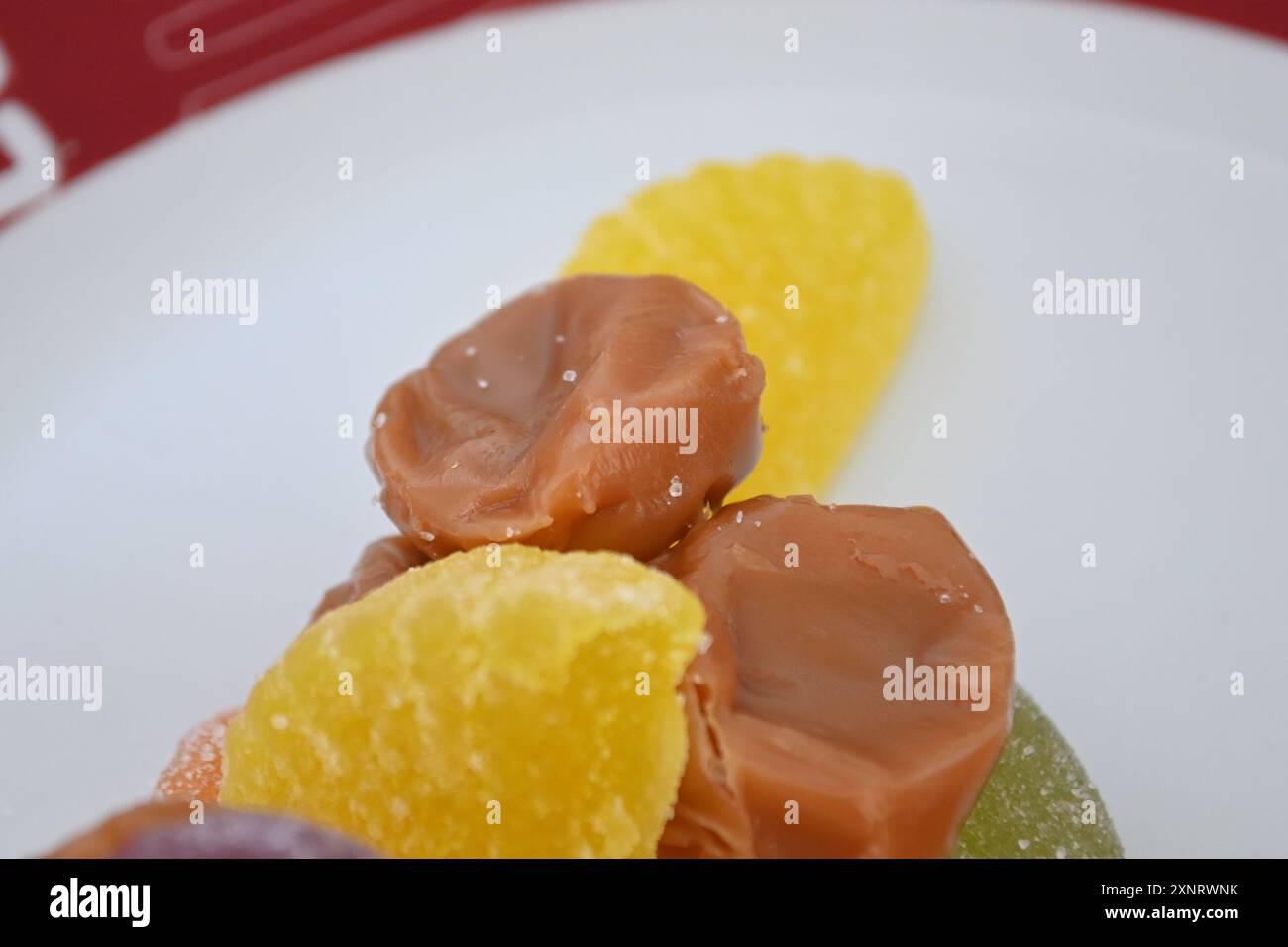 Caramel et bonbons Banque D'Images