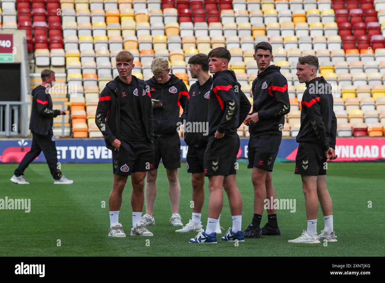 Bradford, Royaume-Uni, le 30 juillet 2024.joueurs de Sunderland, lors de Bradford City vs Sunderland Pre-Season Friendly, Valley Parade, Bradford, Royaume-Uni Banque D'Images