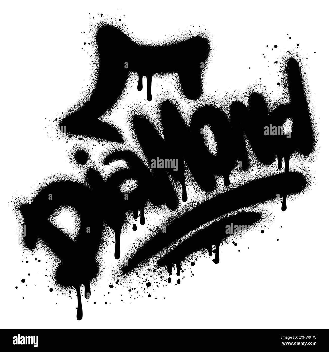 Diamant bijoux logo graffiti. Emblème abstrait, concept de conceptions, logos, bijoux de luxe. Illustration de Vecteur