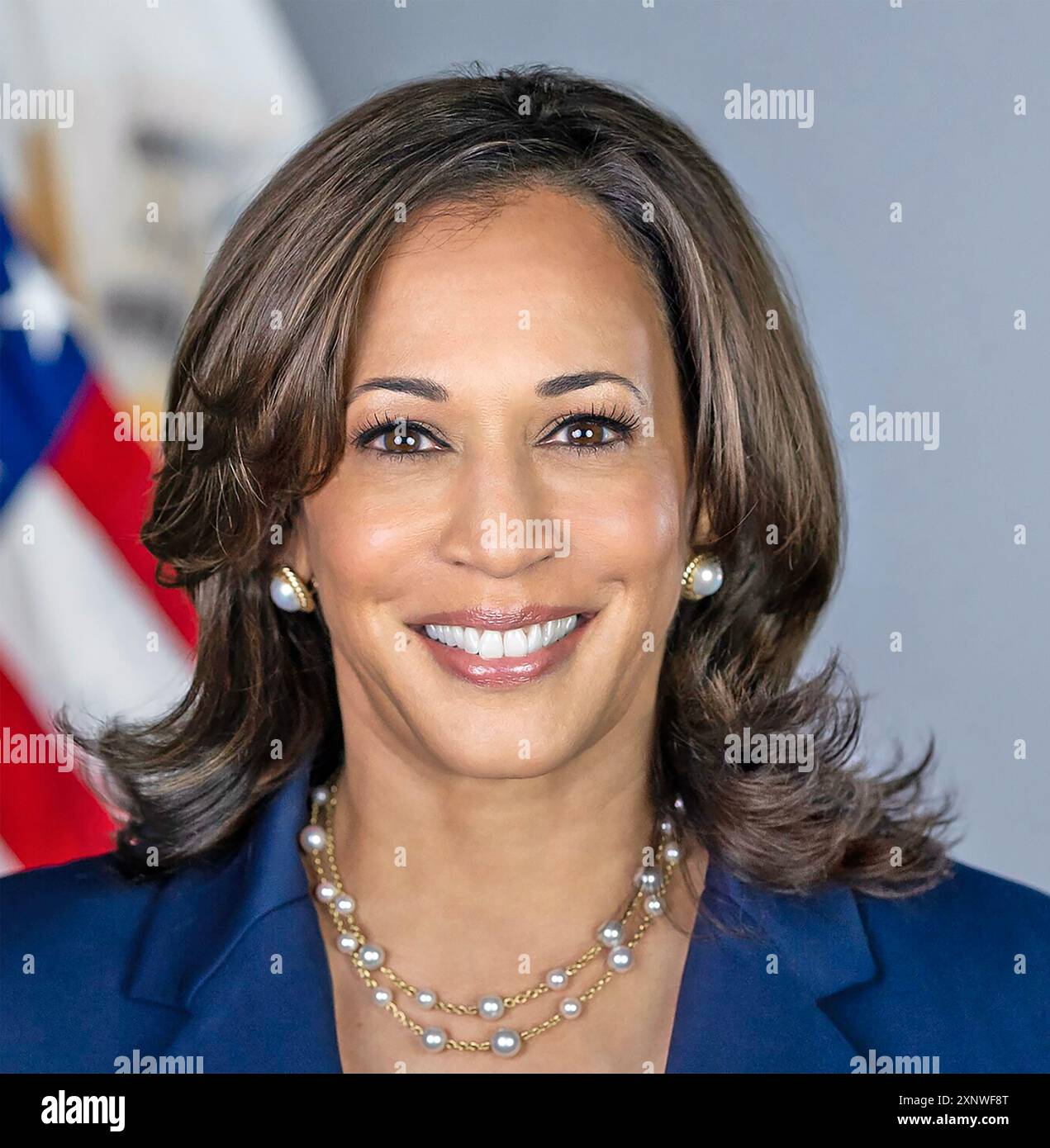 KAMALA HARRIS en tant que 49e vice-président des États-Unis en mars 2021 Banque D'Images