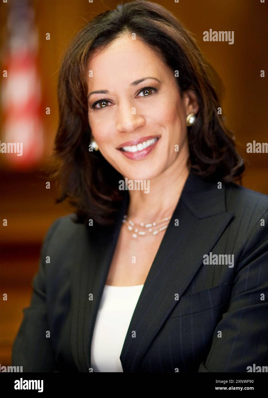 KAMALA HARRIS comme procureur général américain en avril 2010 Banque D'Images