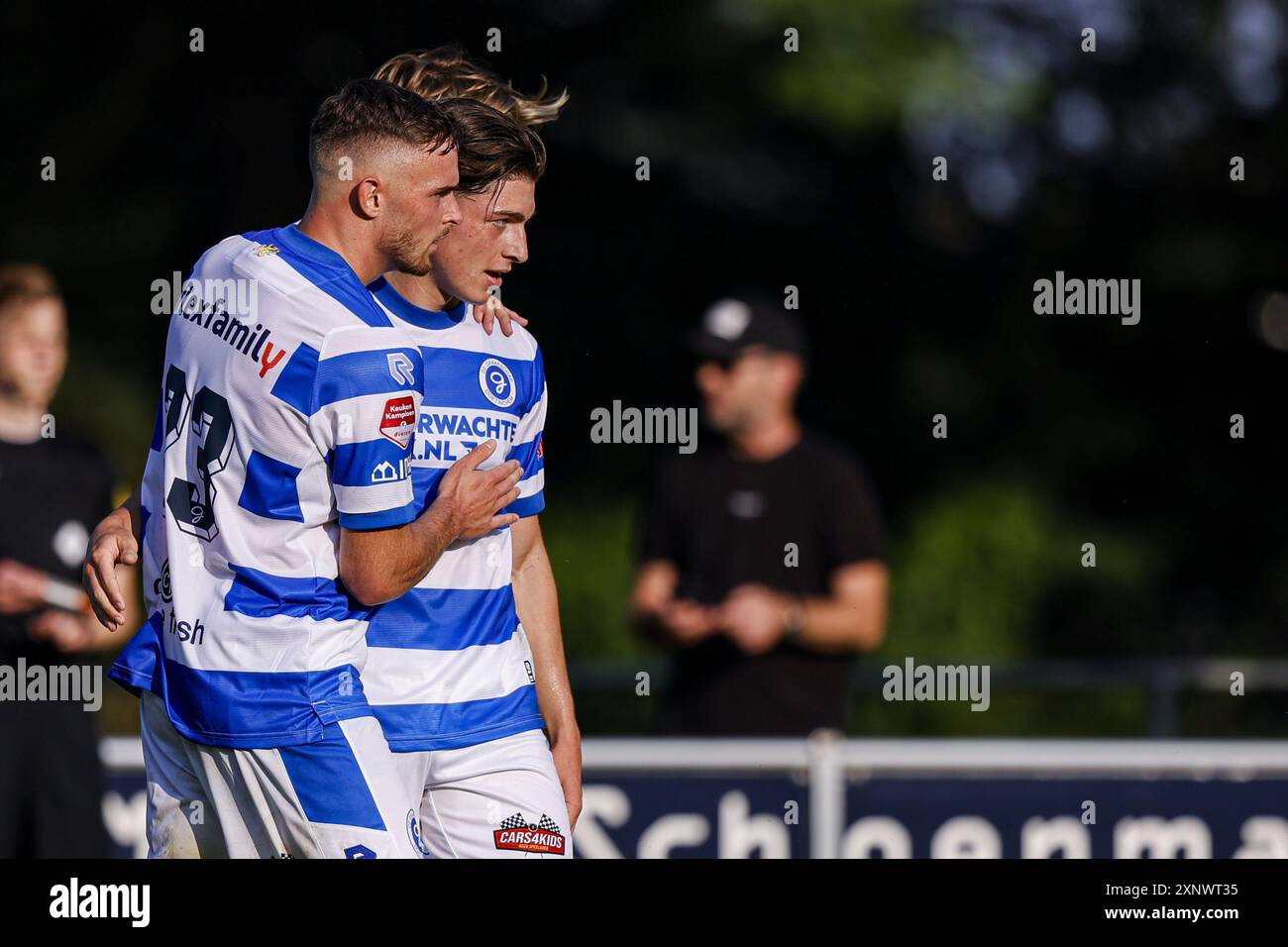 OVERASSELT, 02-08-2024, Sportpark de Passelegt, football, match amical, saison 2024/2025, pendant le match Fortuna Sittard-de Graafschap 1-3 joueur de Graafschap Jesse van de Haar crédit : Pro Shots/Alamy Live News Banque D'Images