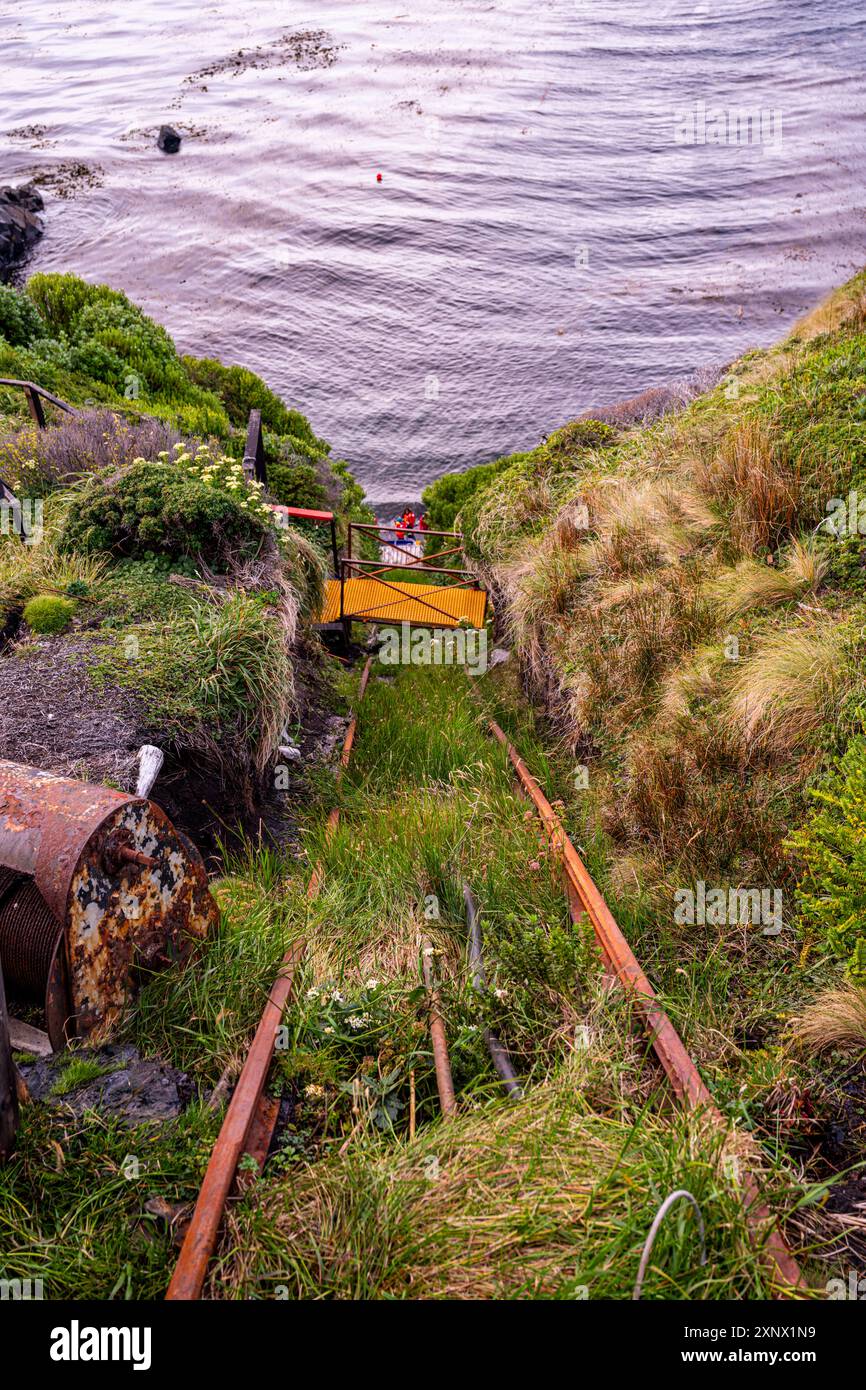 Cap Horn, point le plus méridional en Amérique du Sud, île de Hornos, Terre de feu, Chili, Amérique du Sud Banque D'Images