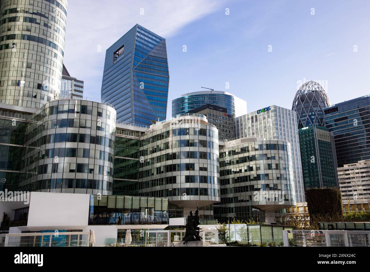 La Défense, quartier des affaires, Paris, France, Europe Banque D'Images