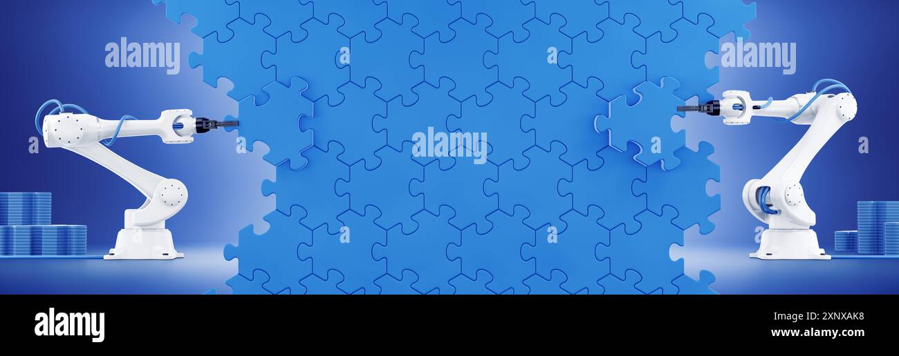 Robotics in action Show Banque D'Images